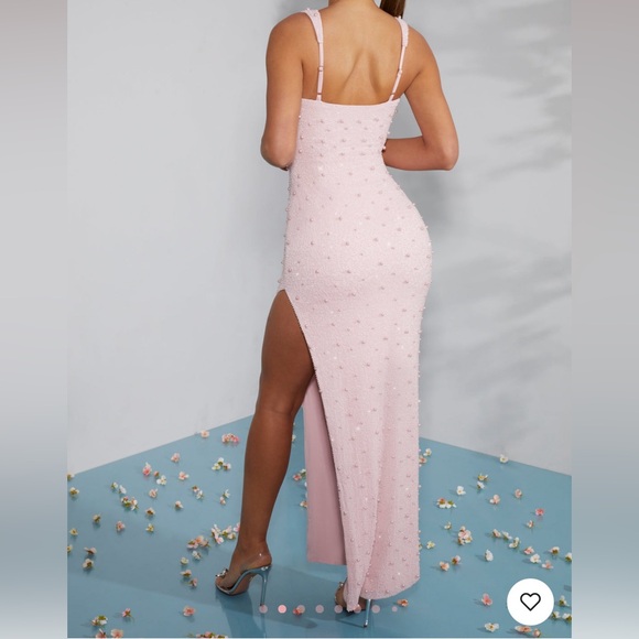 New oh Polly dress in blush - Picture 2 of 4